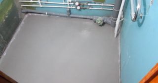 Наливной пол в туалете Надым, цена от 872 руб.